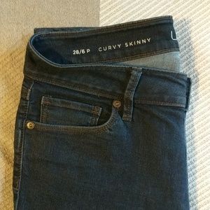 Loft curvy skinny petite jeans